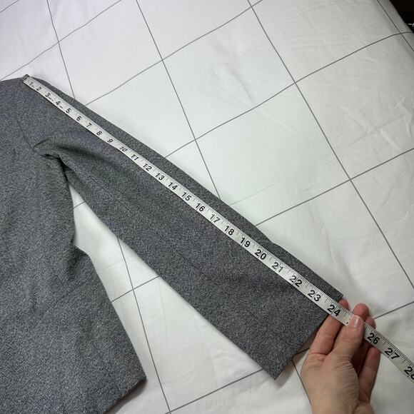 Banana Republic Blazer Womens 4 Gray Classic Fit Single Button Professional Work - Picture 10 of 10